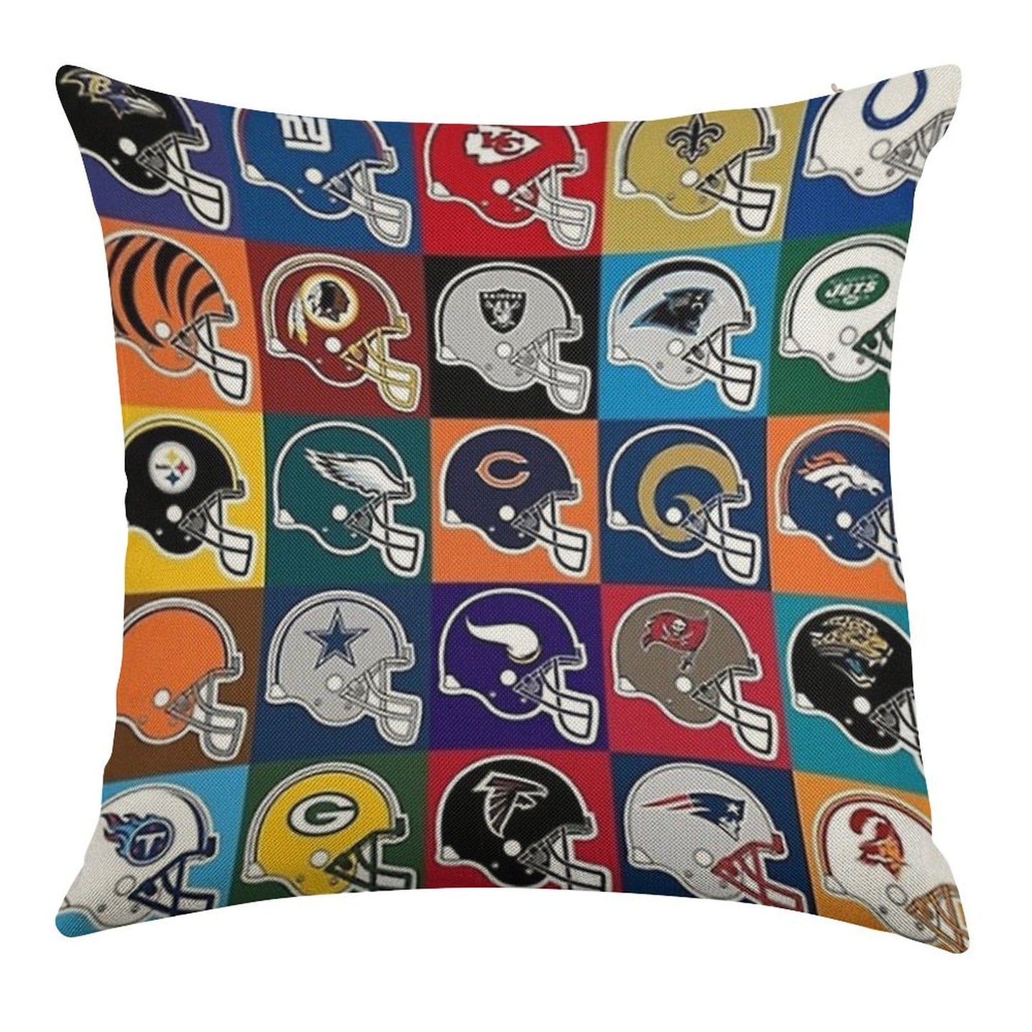 NFL USA Linen Throw Pillow Cover