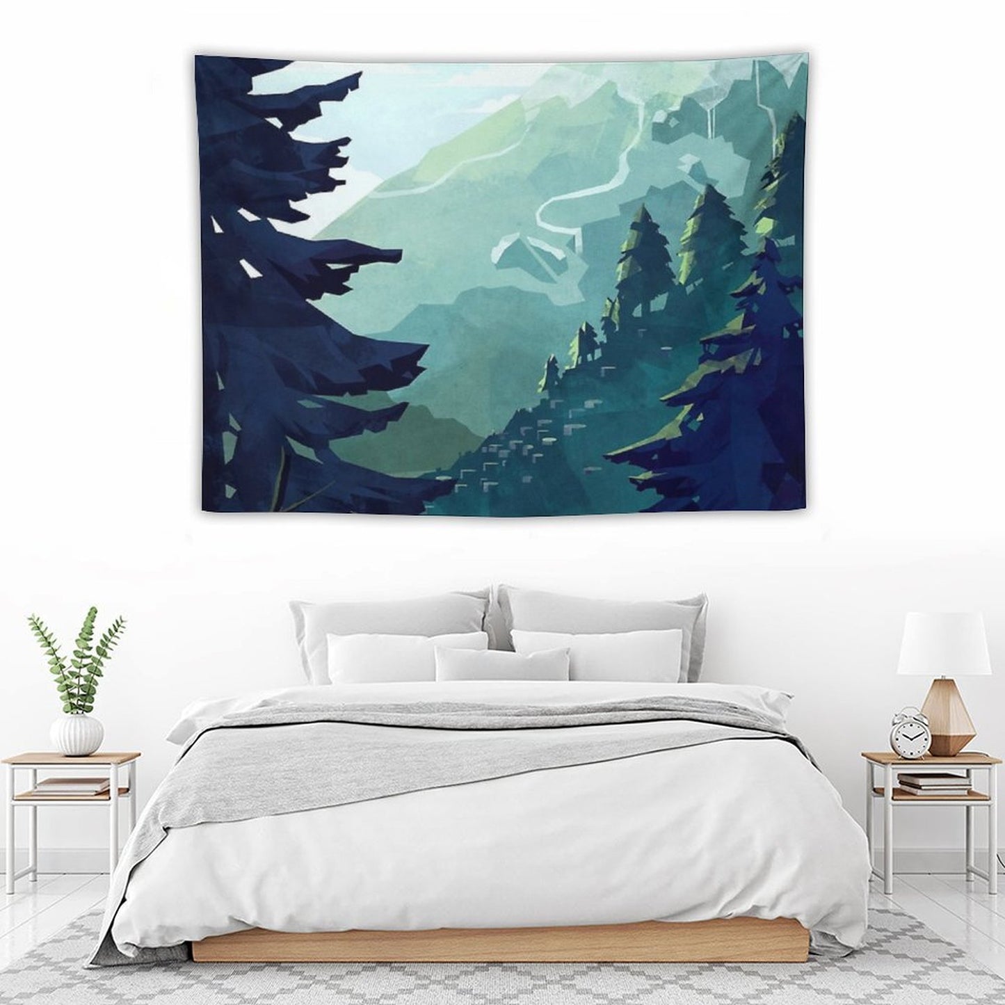 Canadian Mountain Tapestry