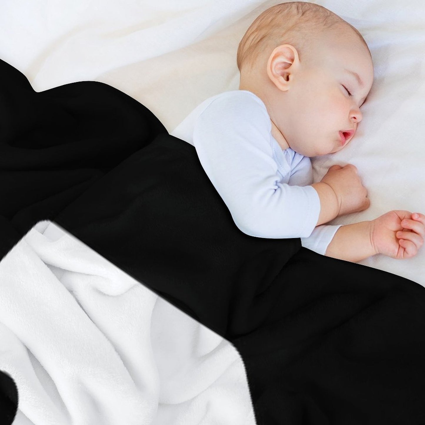 The Van Life Logo Greyscale Throw Blanket