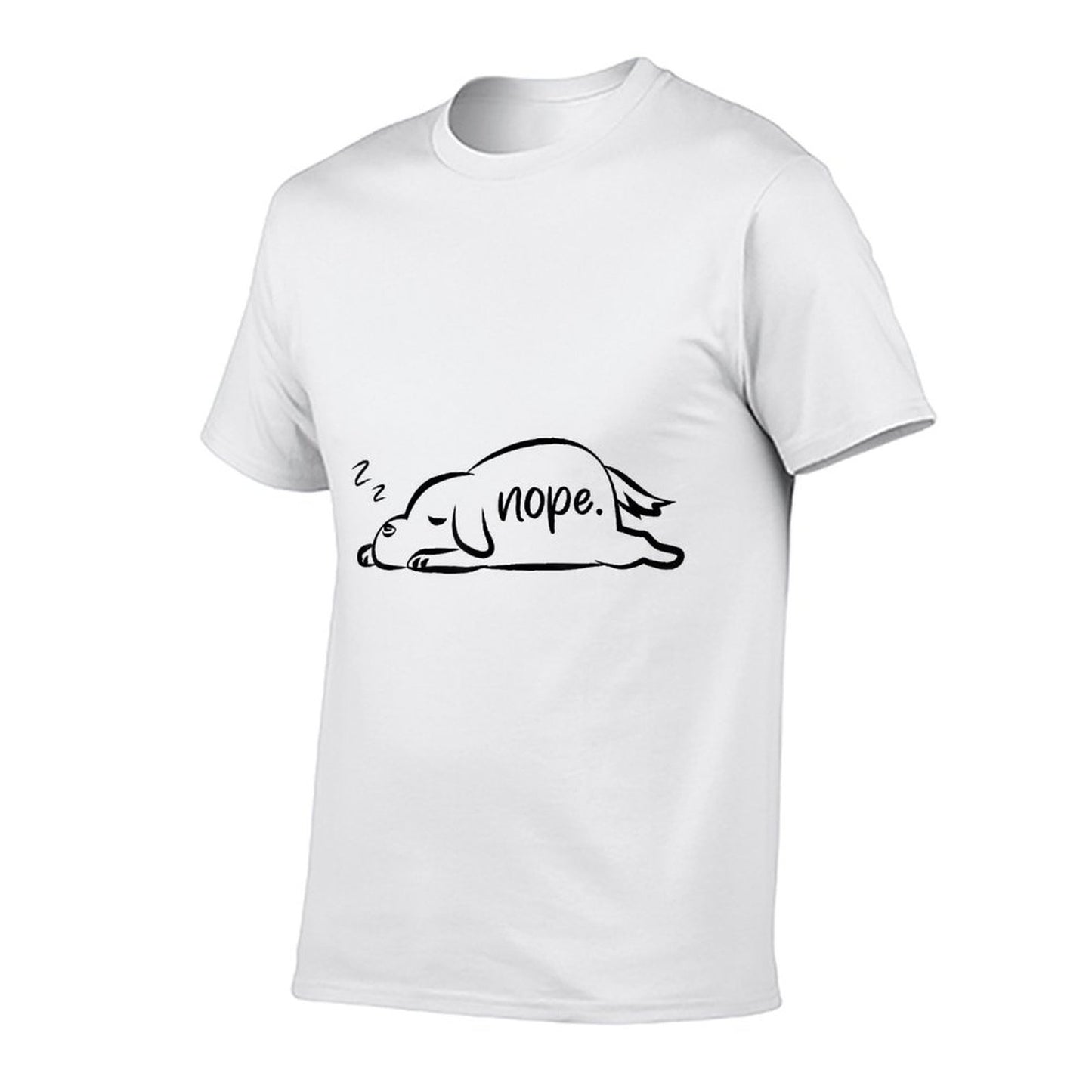 Funny Nope Dog Lightweight T-Shirt