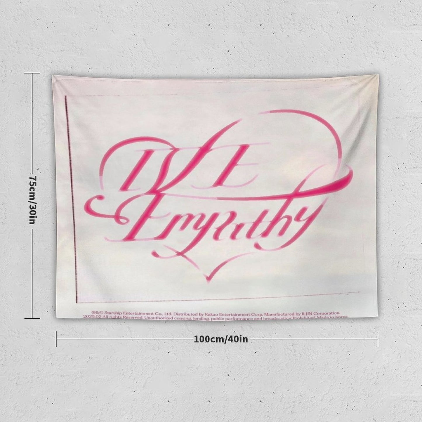 IVE - IVE EMPATHY (Romanized) Tapestry