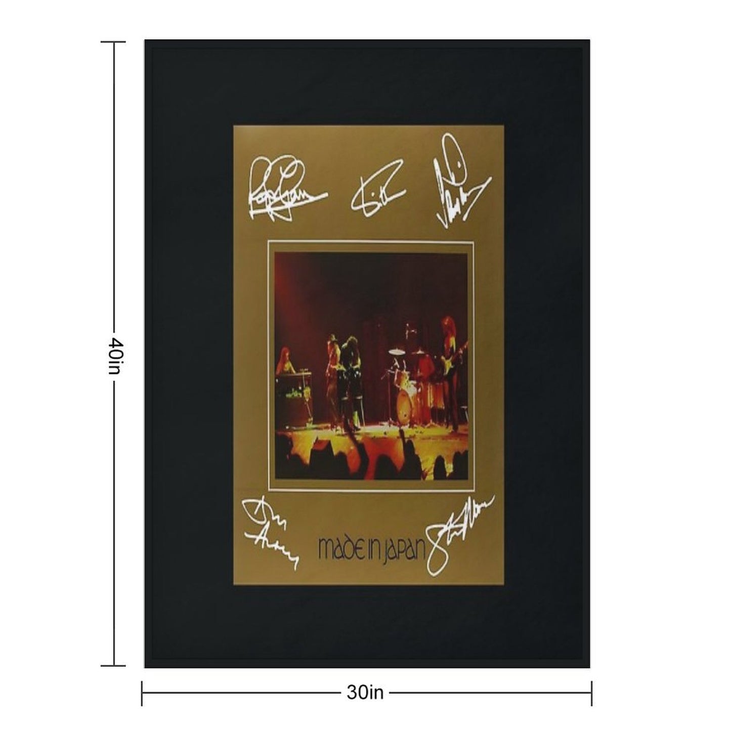 Made in Japan Album Performances Throw Blanket