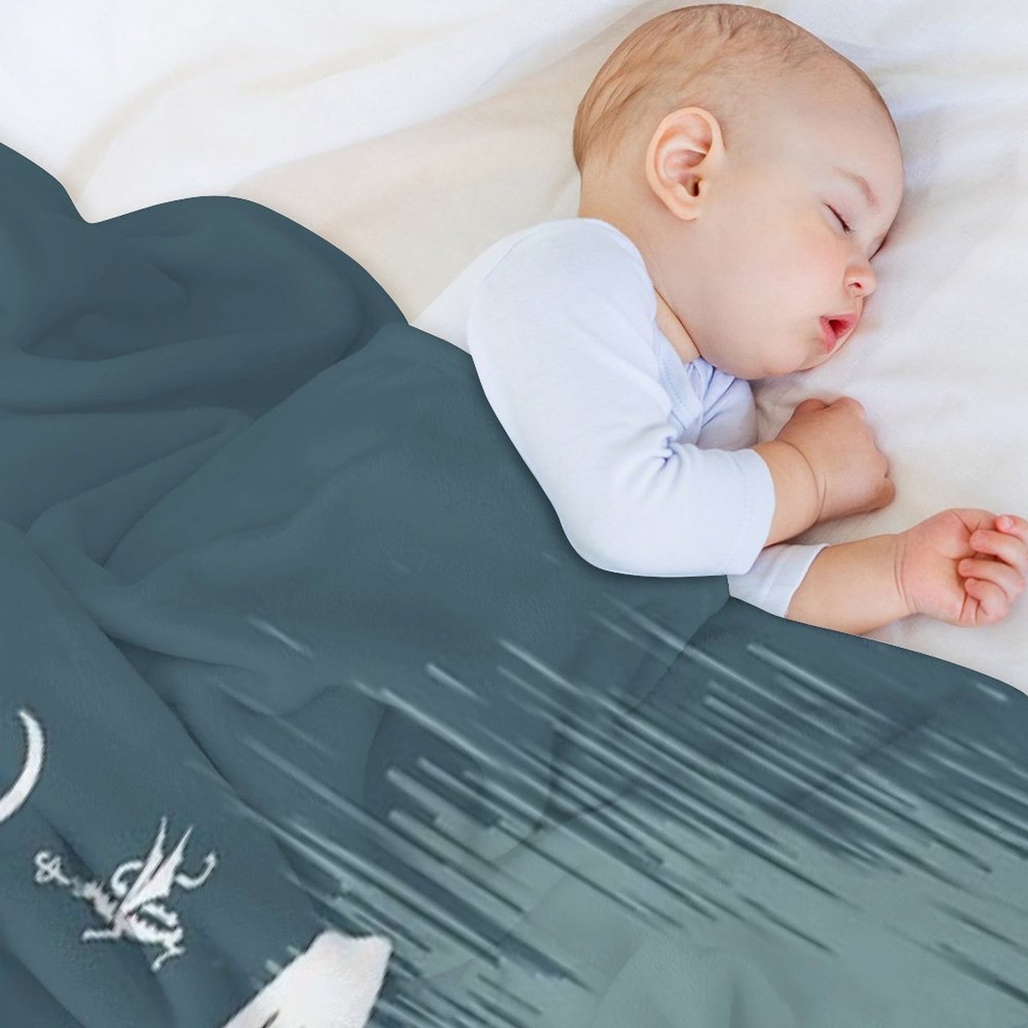 Midnight Forest Mountain Path in The Style of J.R.R.Tolkien Throw Blanket