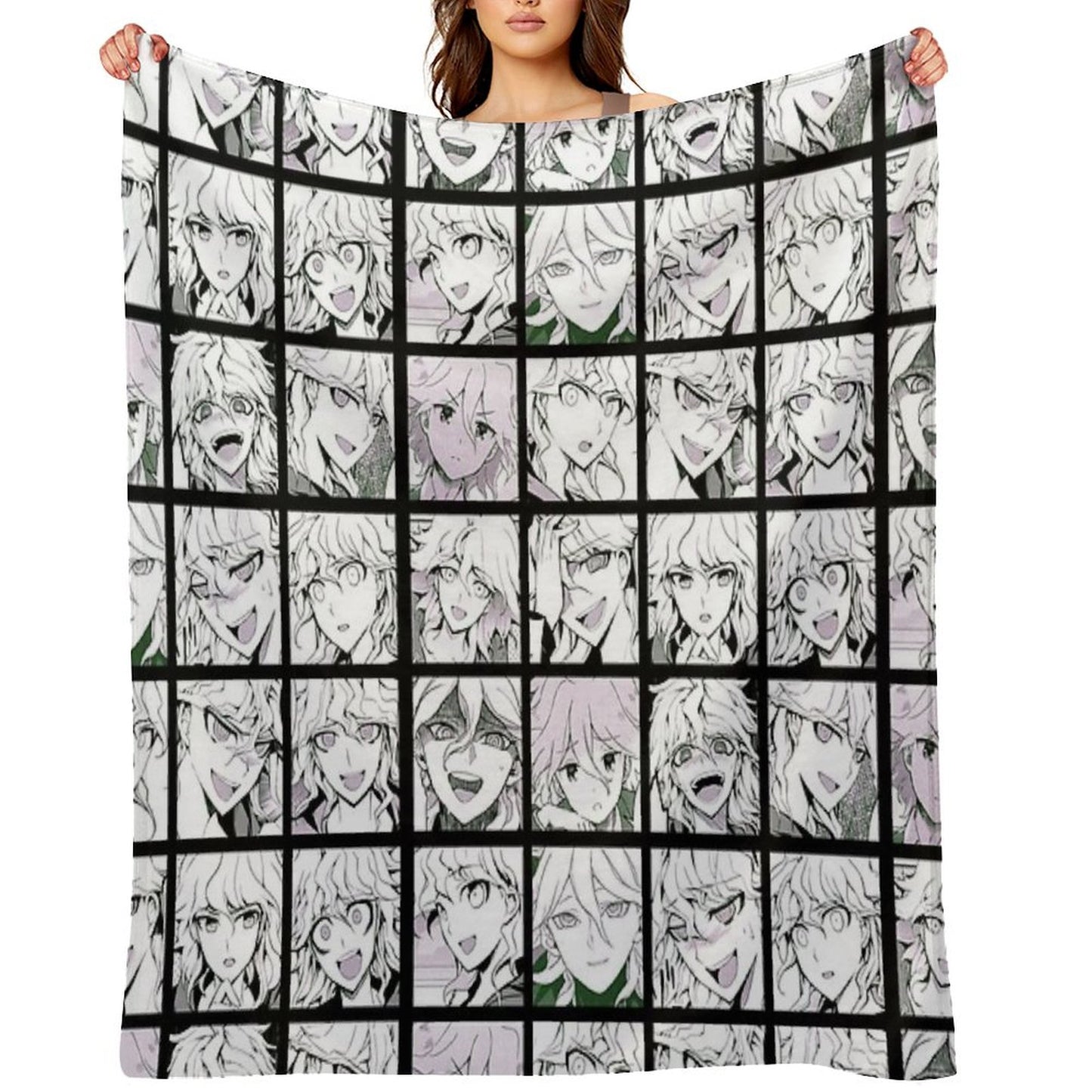 Nagito Manga Collection (Colored) Throw Blanket
