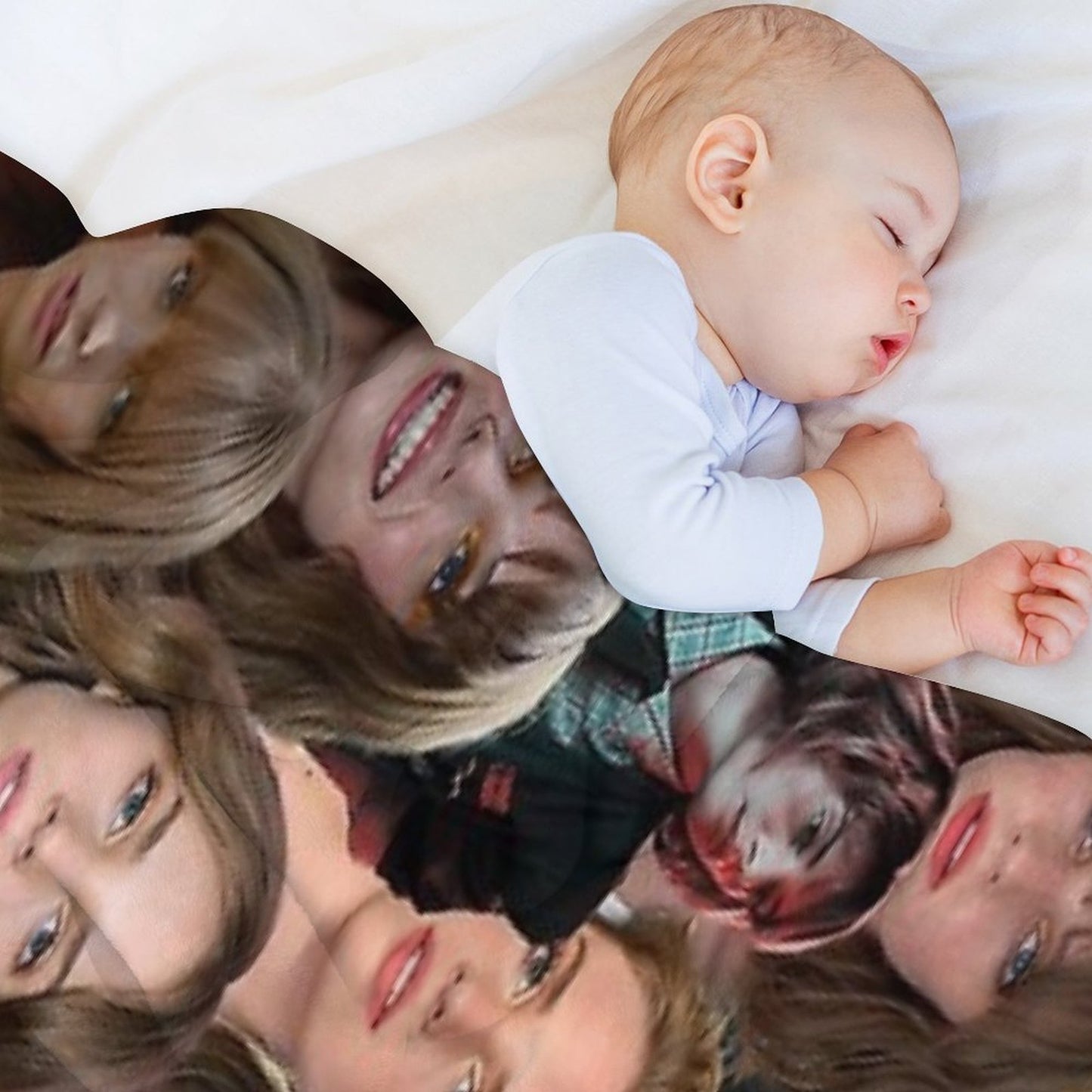Maya Hawke Photo Collage Throw Blanket