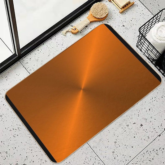 Brushed Copper Illustration Bath Mat