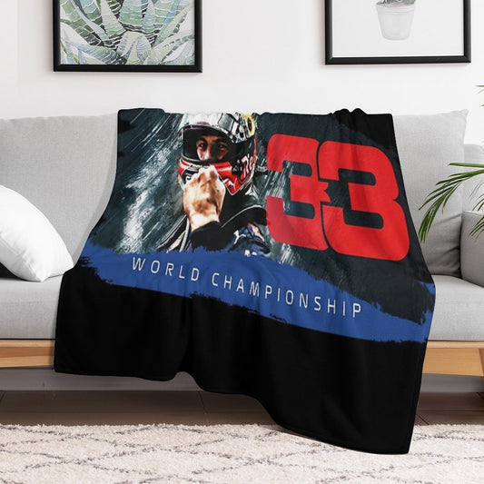 Max Verstappen F1 CHAMPION Throw Blanket