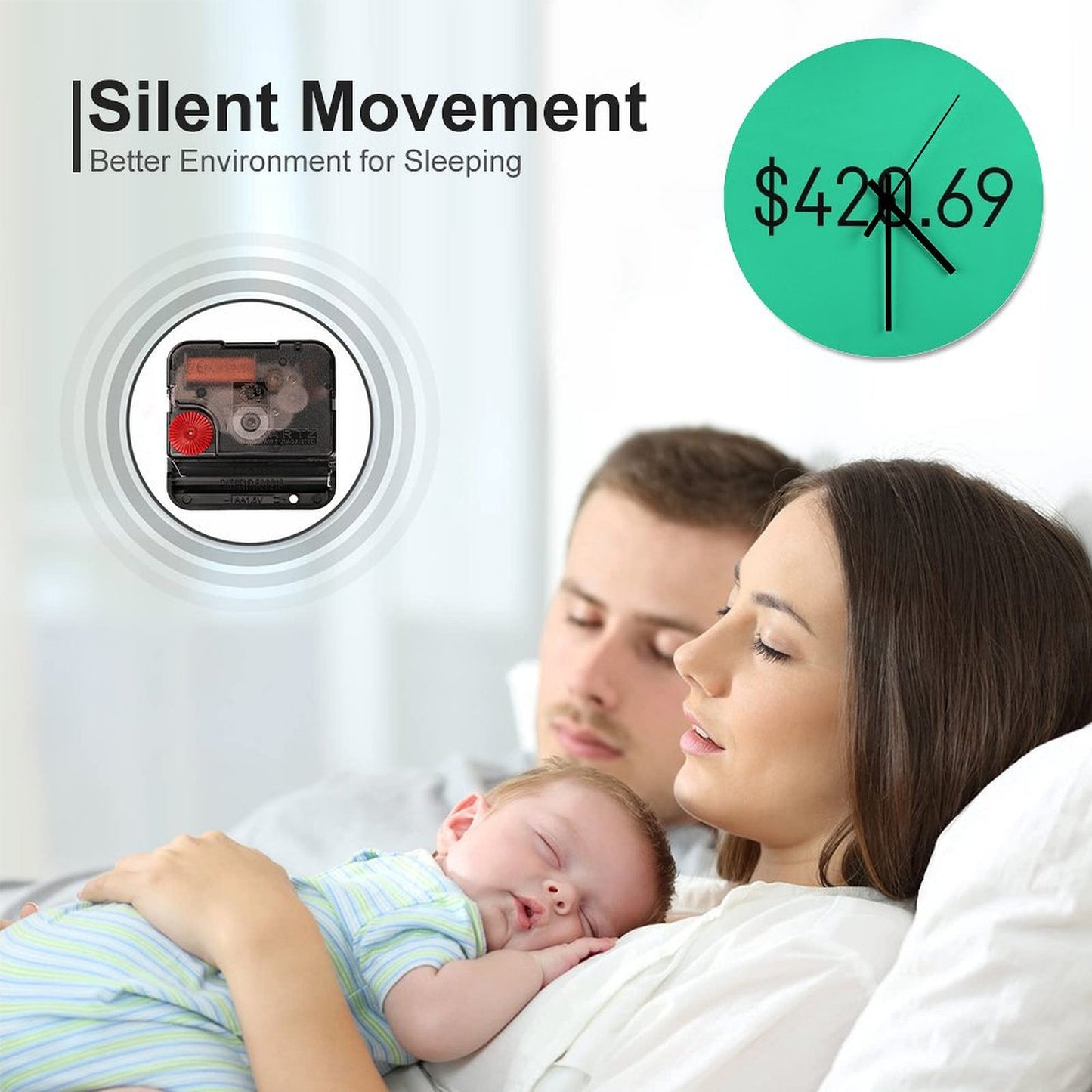 $420.69 Wall Clock