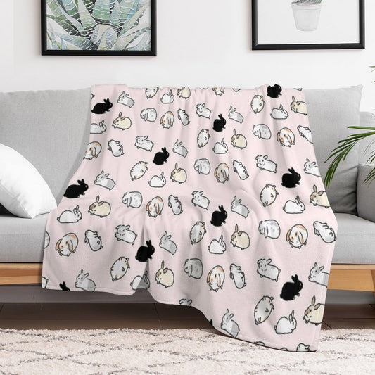 Bunny Rabbits Throw Blanket