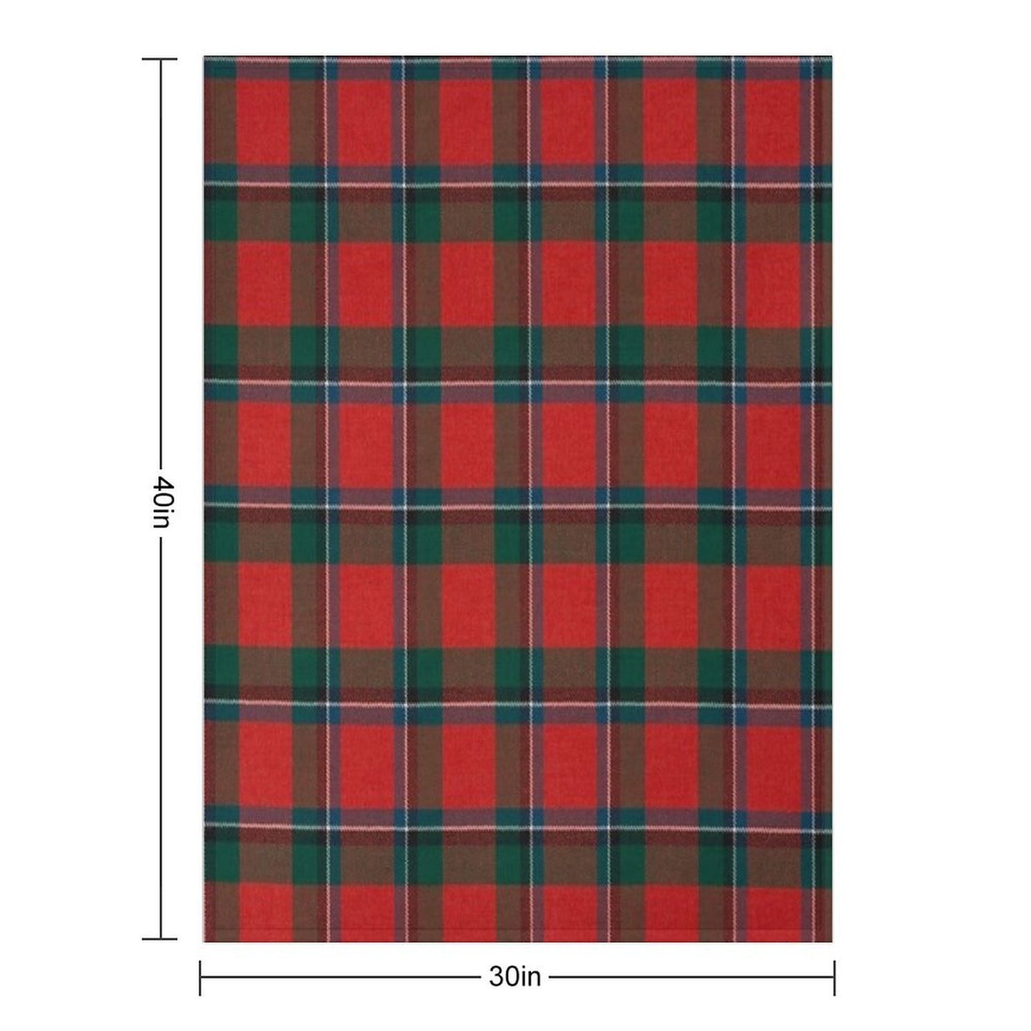 Sinclair Scottish Tartan Throw Blanket