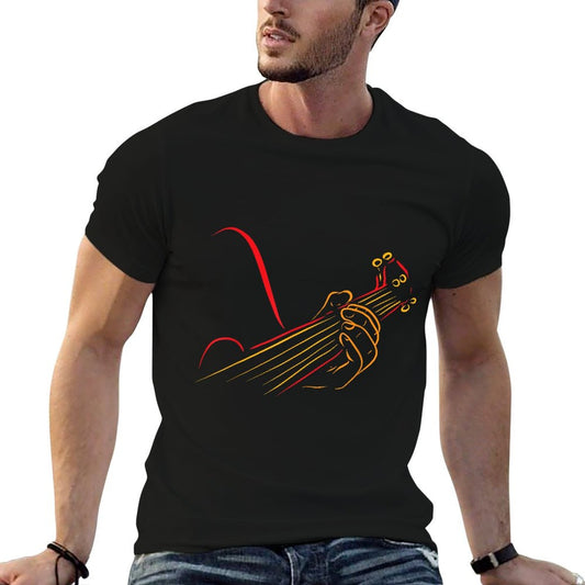Playing Guitar Guitarist Music Life Funny Gift T-Shirt