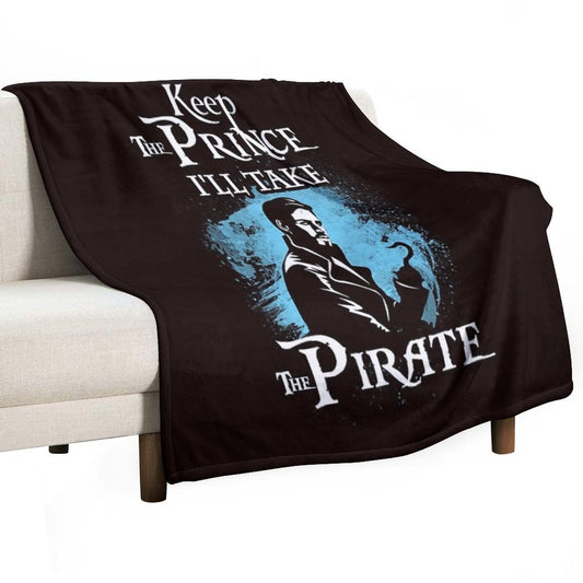 Keep The Prince, I'll Take The Pirate Throw Blanket