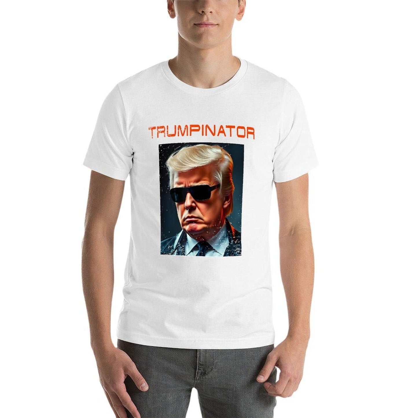 Trump Great Trumpinator President Again Graphic Art Design Tagless Design T-Shirt