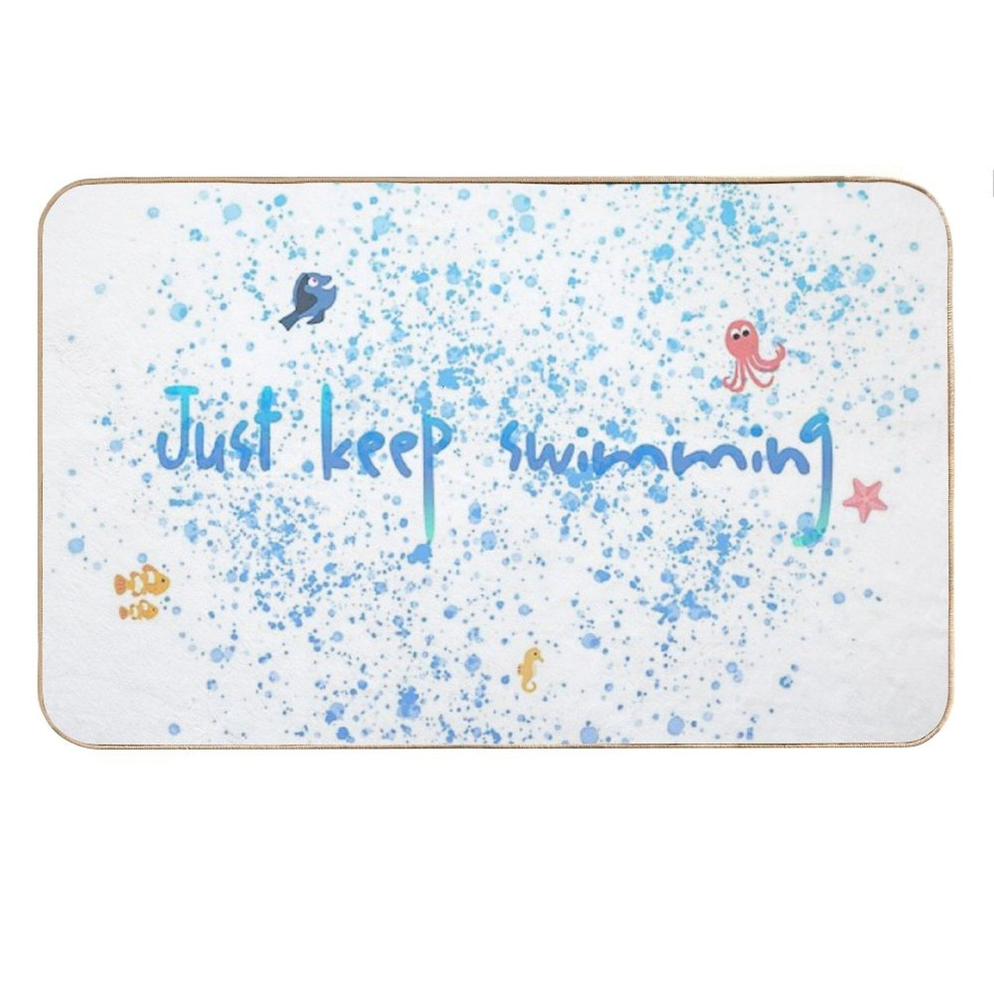 Just Keep Swimming Bath Mat