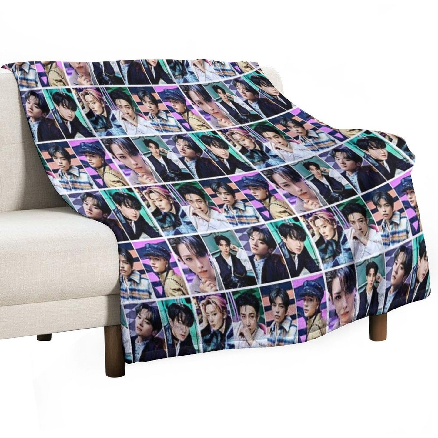 Stray Kids The Sound Skz Skzoo Stay Felix Bang Chan Hyunjin Lee Know Changbin I.N. Seungmin Han Throw Blanket