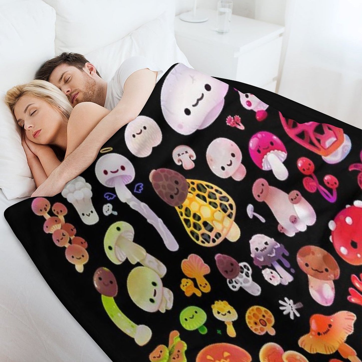 Mushroom Throw Blanket