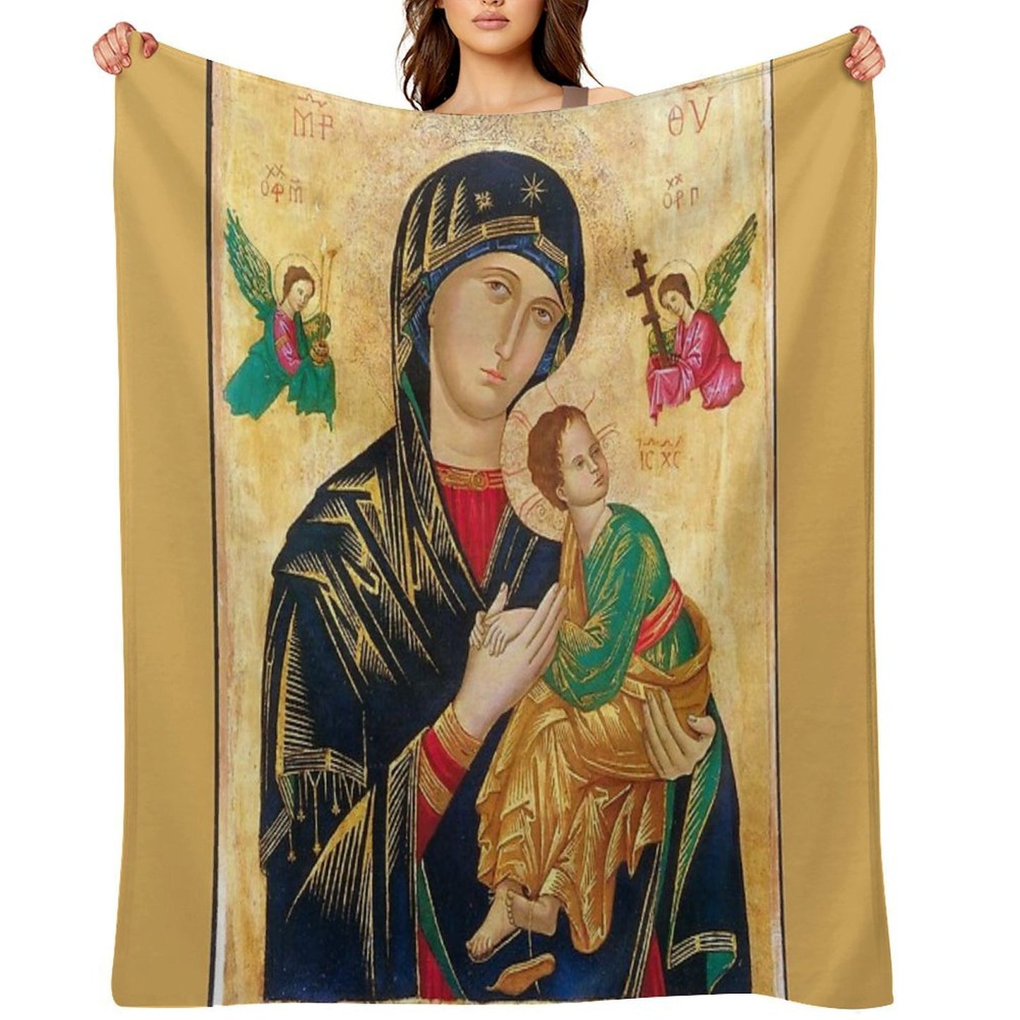 Our Lady of Perpetual Help 1 Throw Blanket