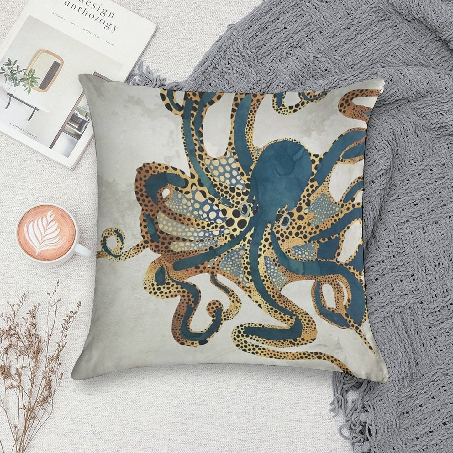 Underwater Dream VI Soft Fade-Resistant Throw Pillow