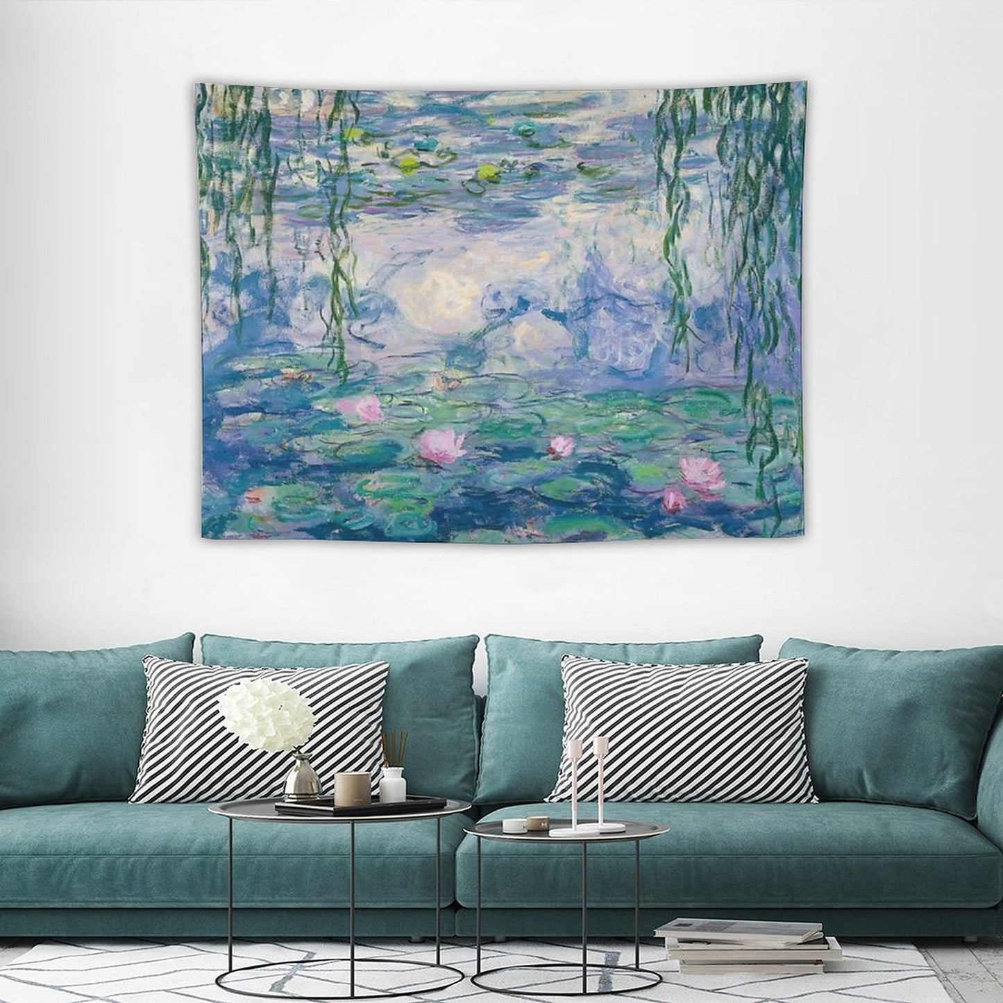 Water Lilies Claude Monet Fine Art Tapestry