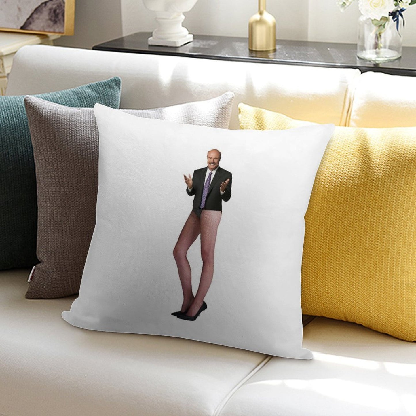 Dr Phil Soft Style Accent Throw Pillow