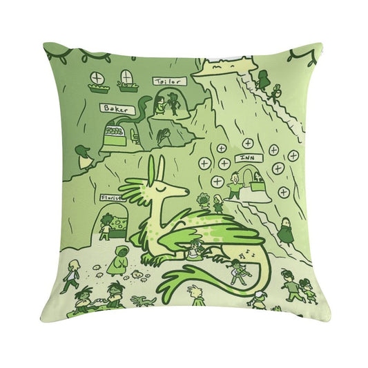 The Hoard Soft Luxury Feel Throw Pillow