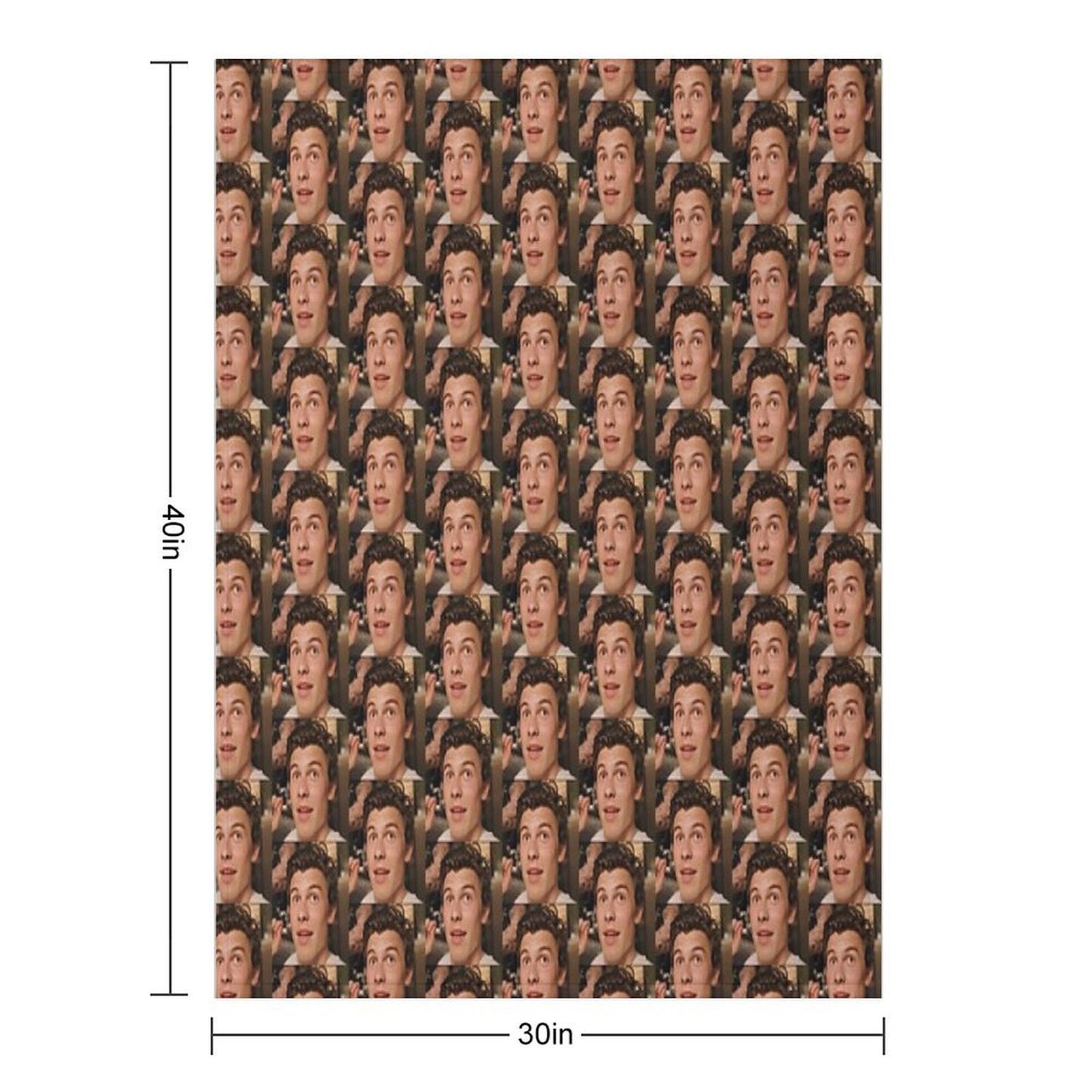 Baby Angel Shawn Mendes Throw Blanket