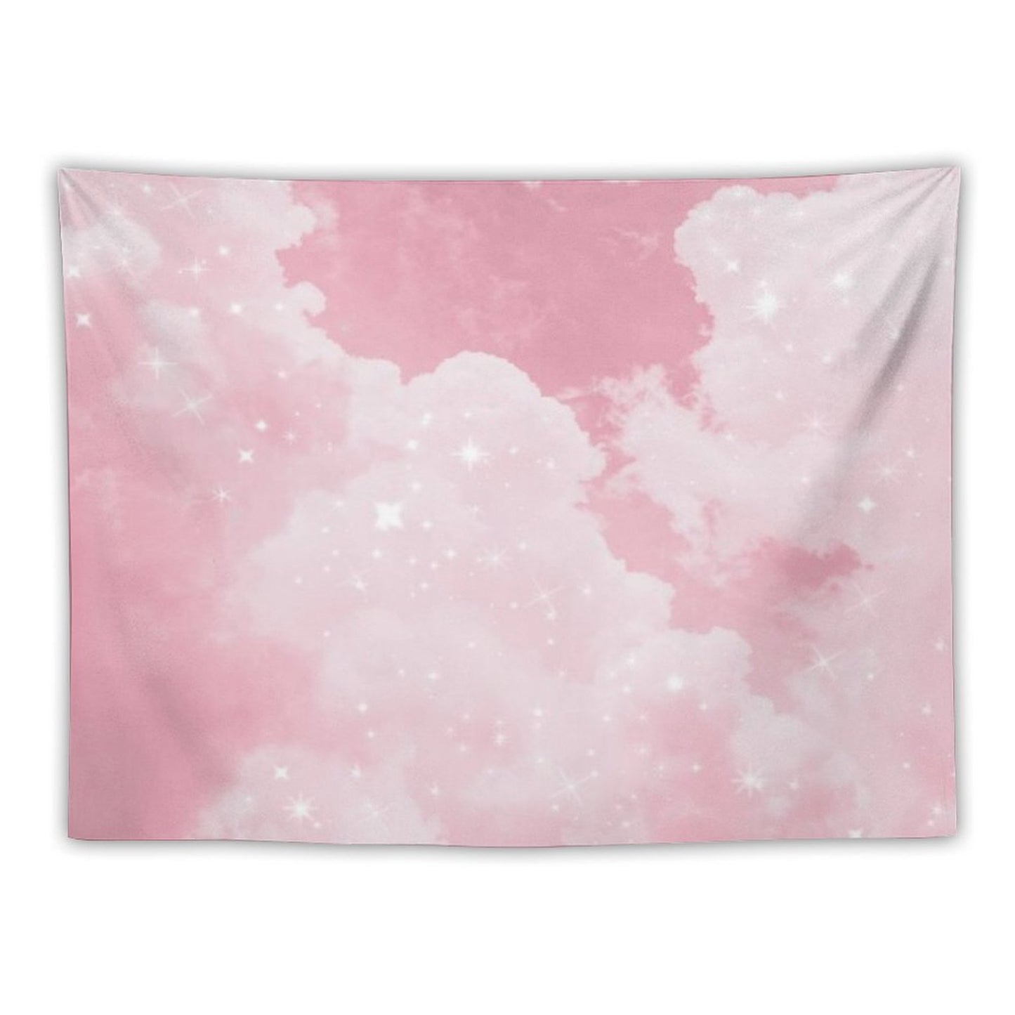 Pink Clouds Sparkling Tapestry