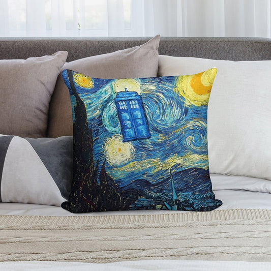 Starry Night Soft Luxury Feel Throw Pillow