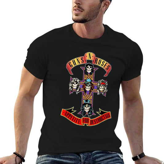 Guns N Roses Official Cross  Versatile T-Shirt
