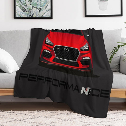I30N (custom Red) Throw Blanket