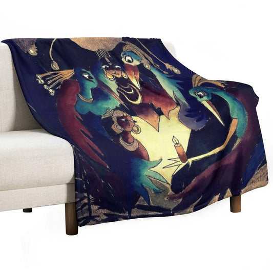 Gather Round The Light Throw Blanket