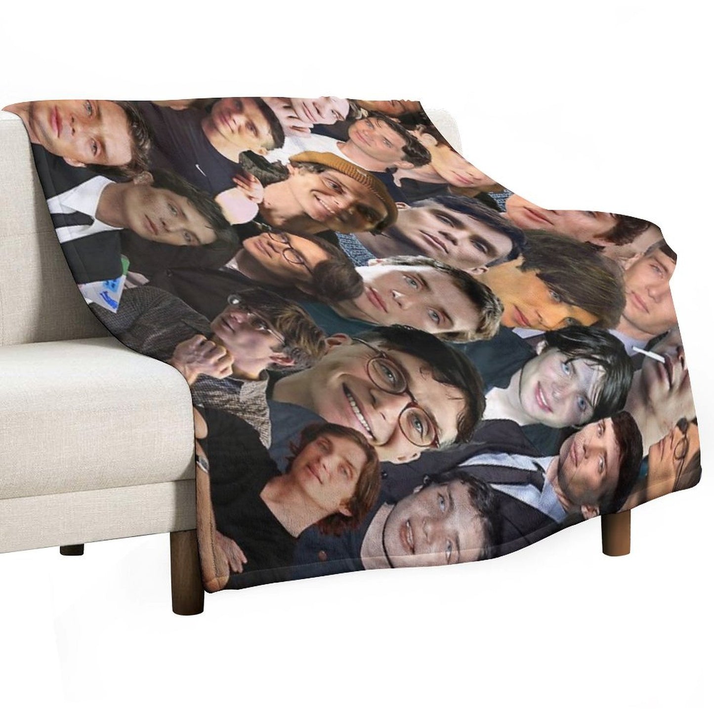 Cillian Murphy Photo Collage Throw Blanket
