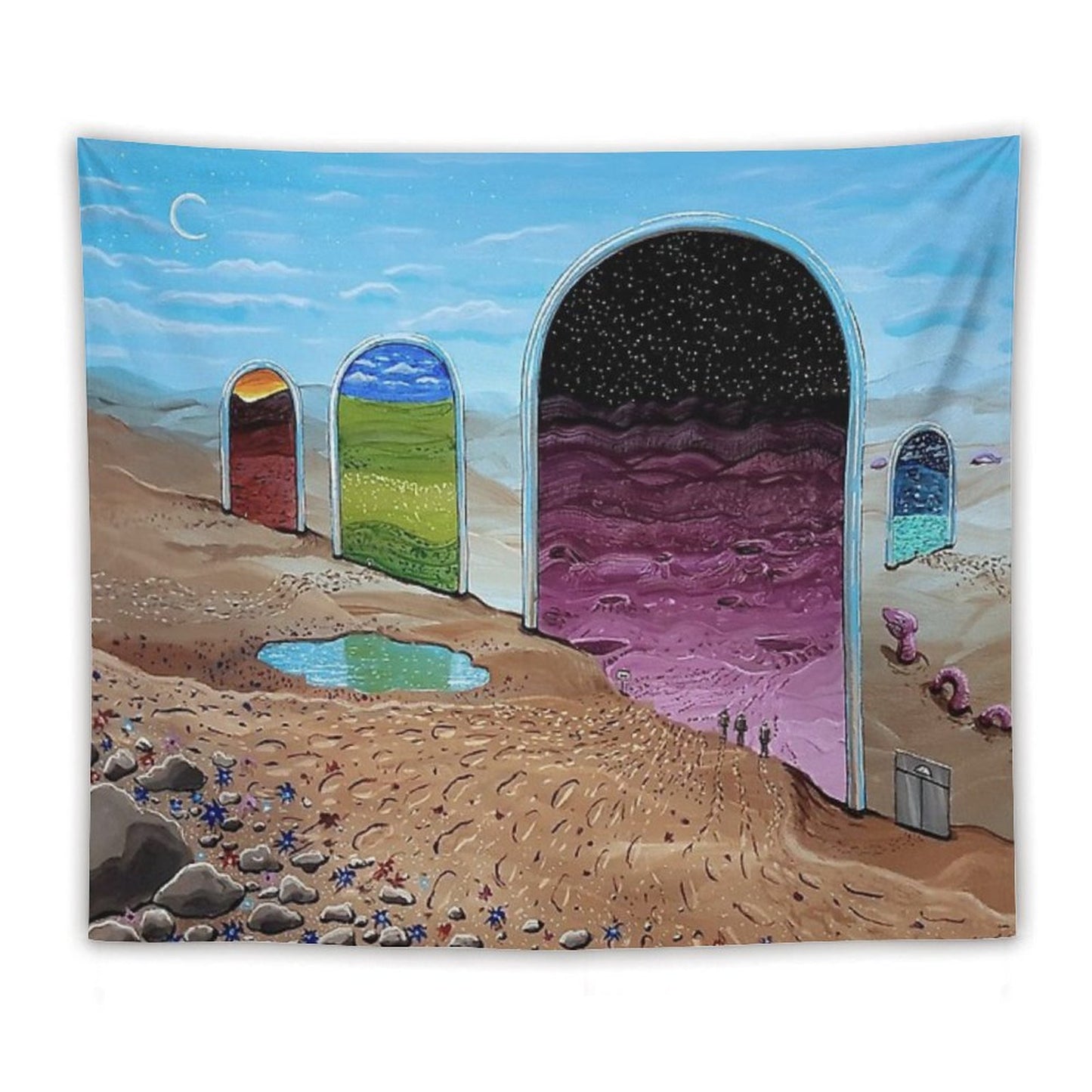 Between Nowhere Tapestry