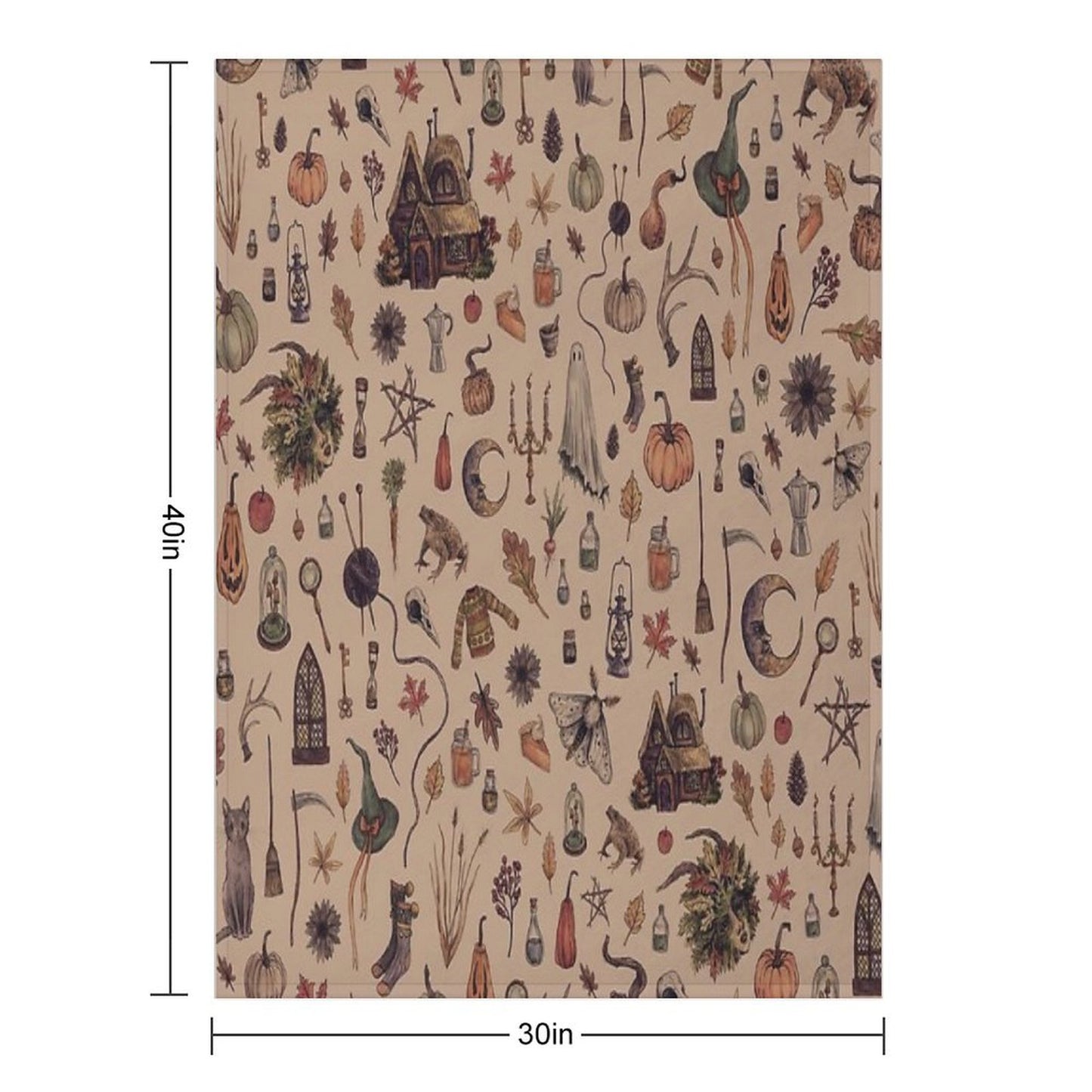 Rustic Brown Cozy Crone Throw Blanket