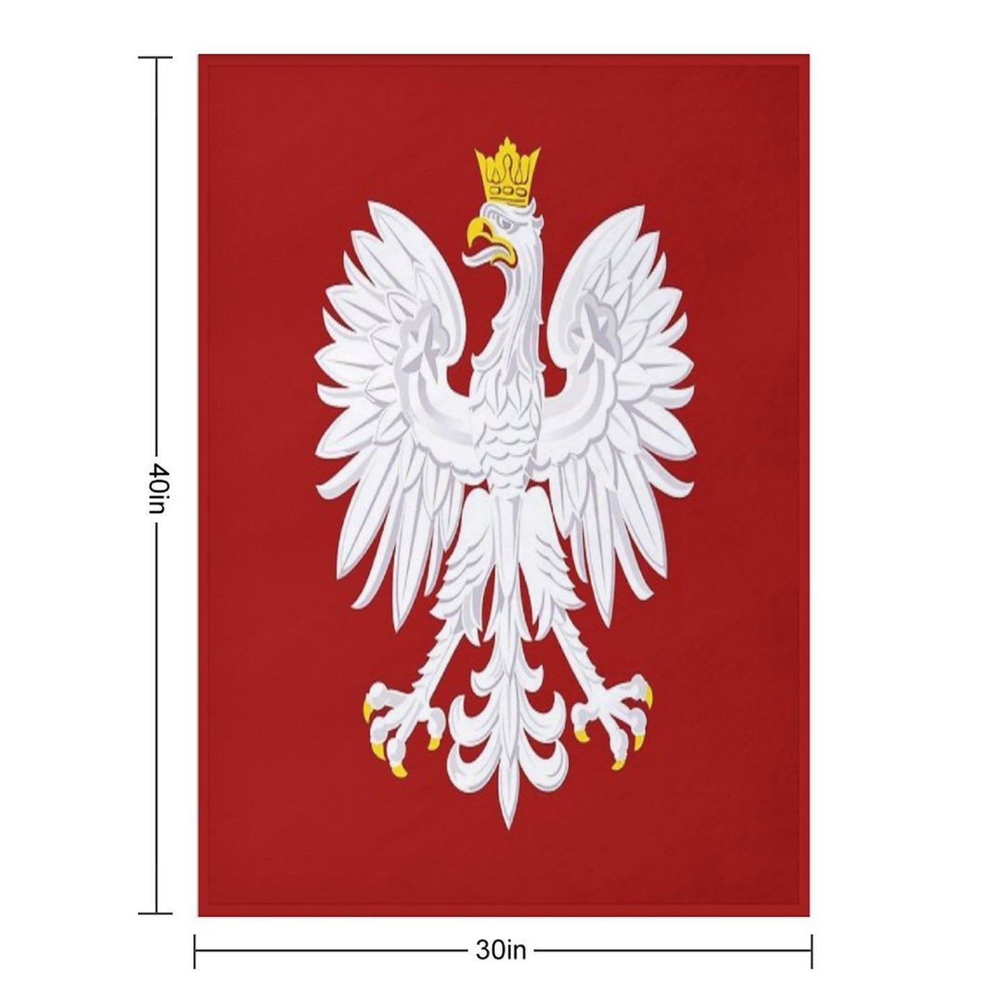 Polish Eagle Throw Blanket