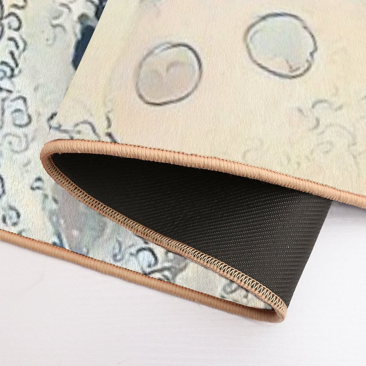Steamboat Mickey in The Style of 'The Great Wave' Bath Mat