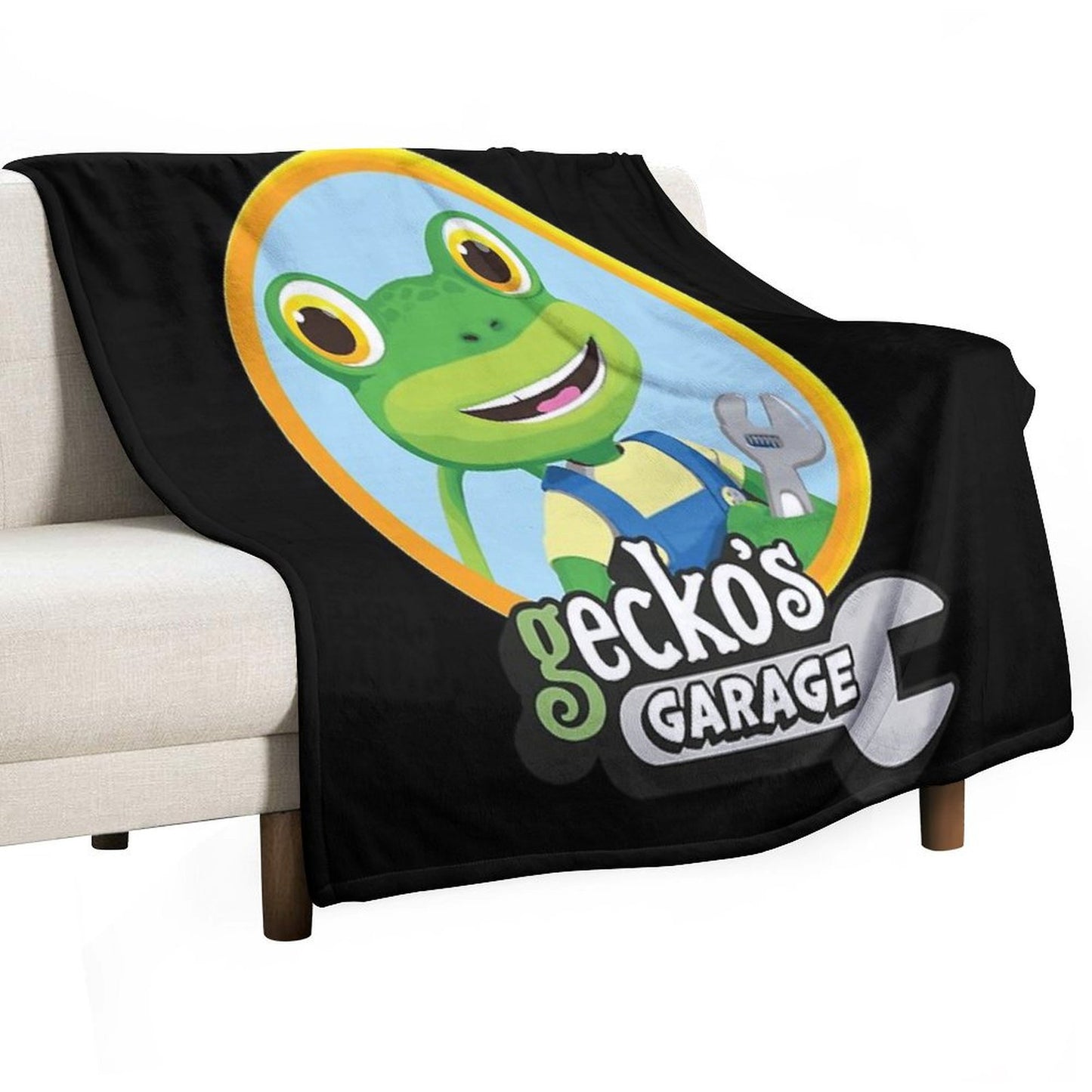 Kids Garage Gecko's GG Throw Blanket