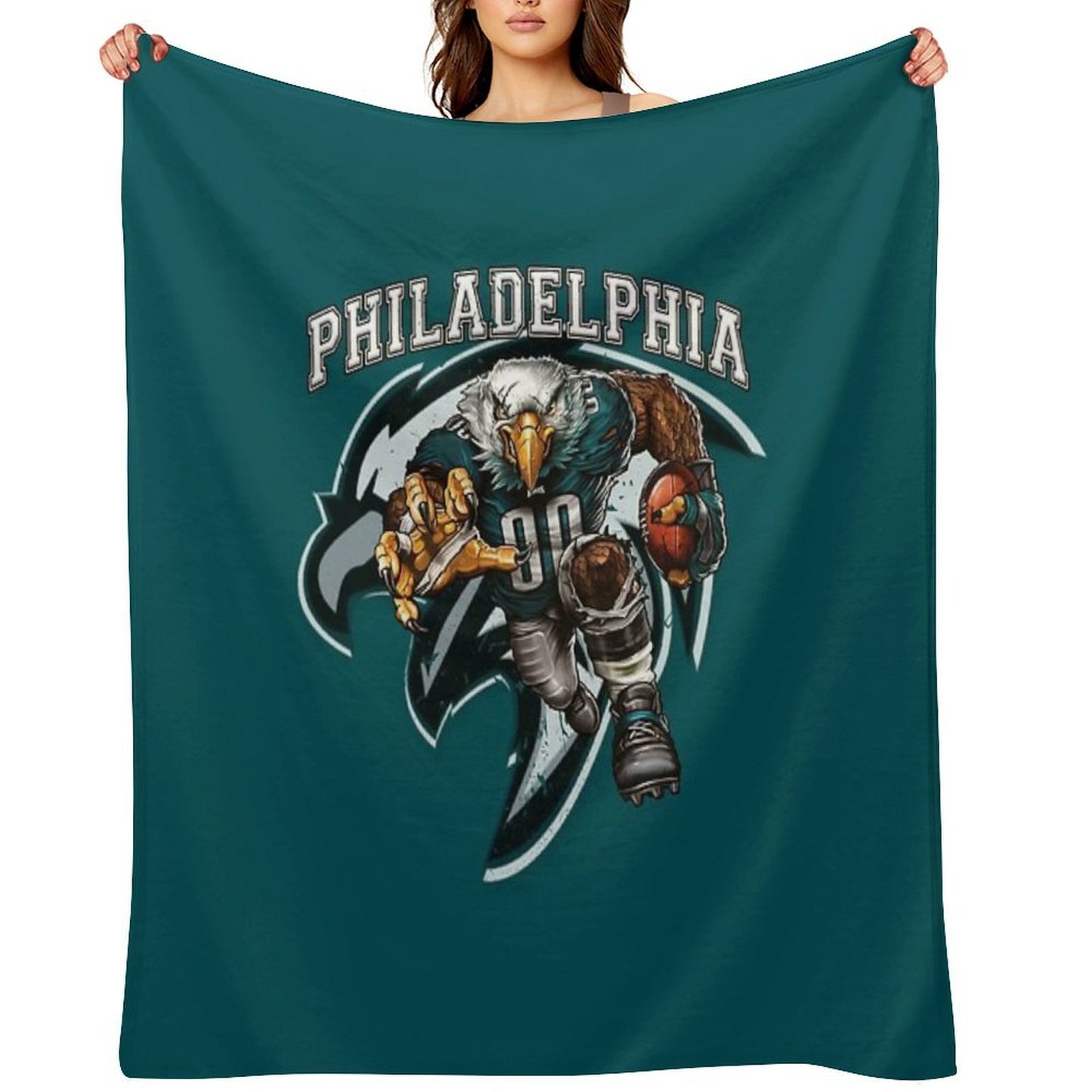 Philadelphia Football Throw Blanket
