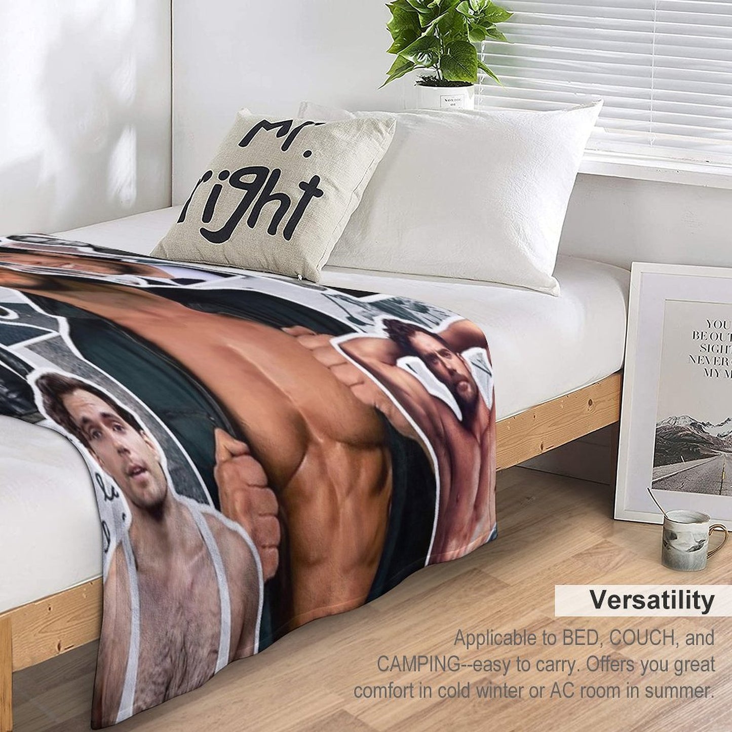 Henry Cavill Photo Collage Throw Blanket