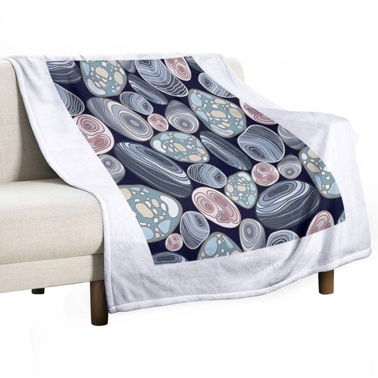 Pattern Stones Throw Blanket
