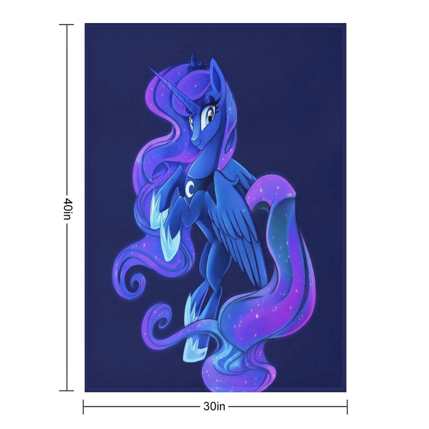 Princess Luna Throw Blanket
