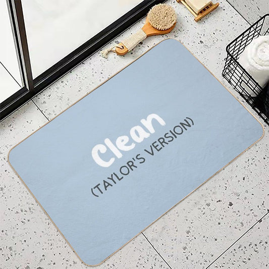 Clean Taylors Version Bath Mat