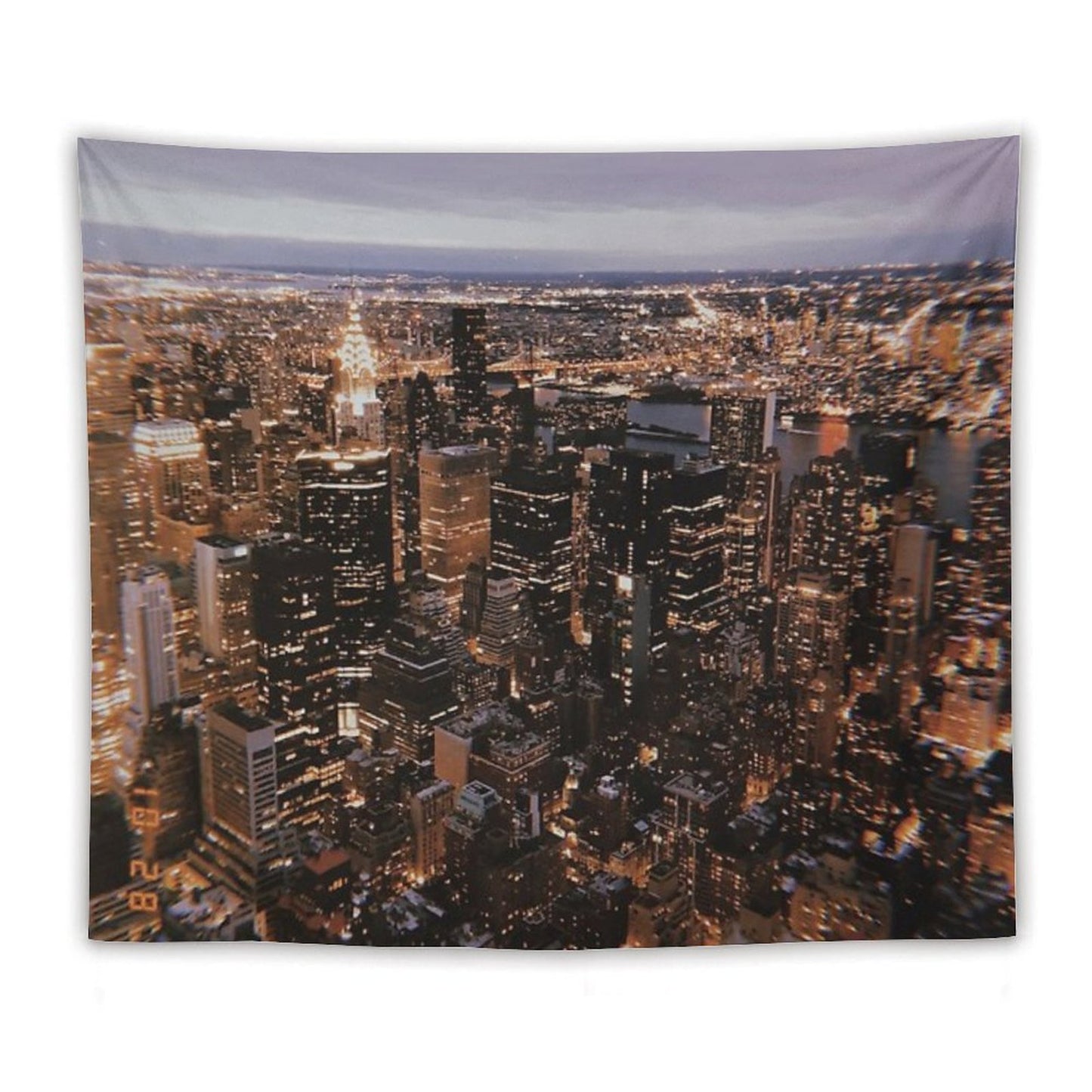 New York at Night Tapestry