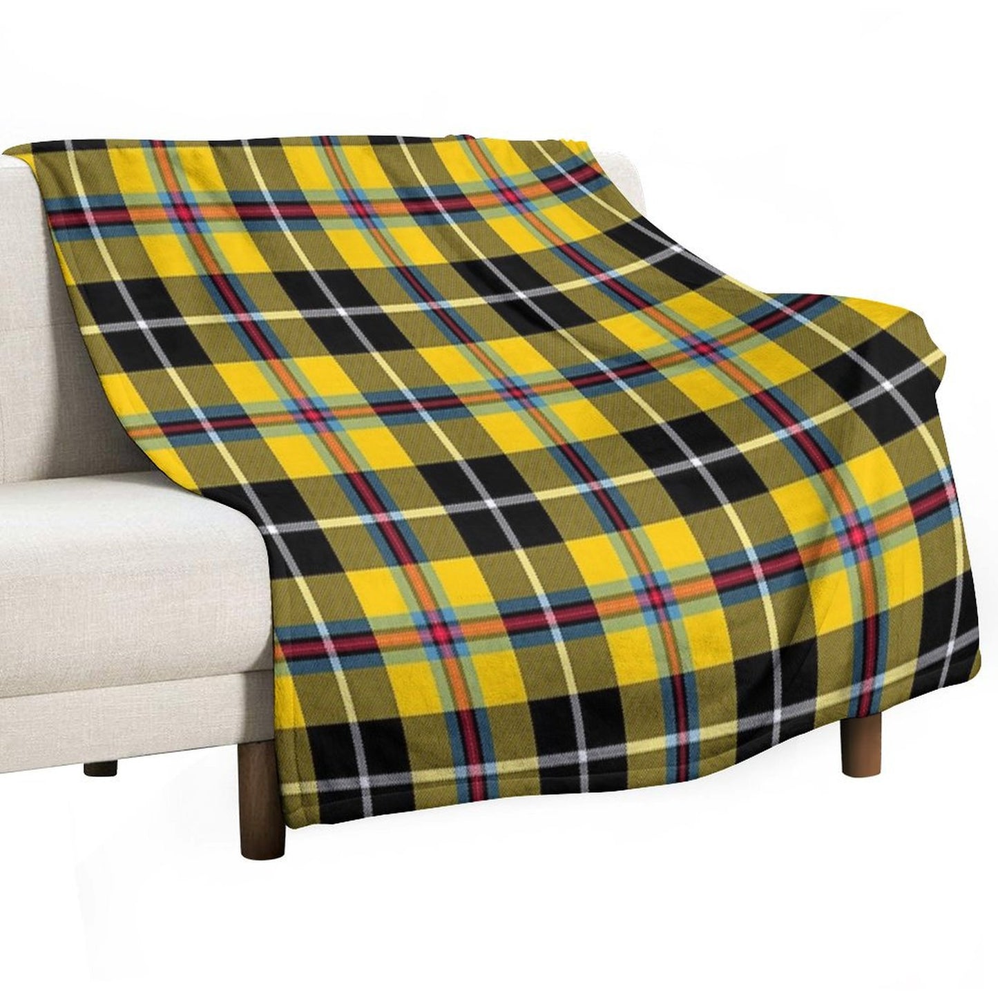 Cornish Tartan Throw Blanket