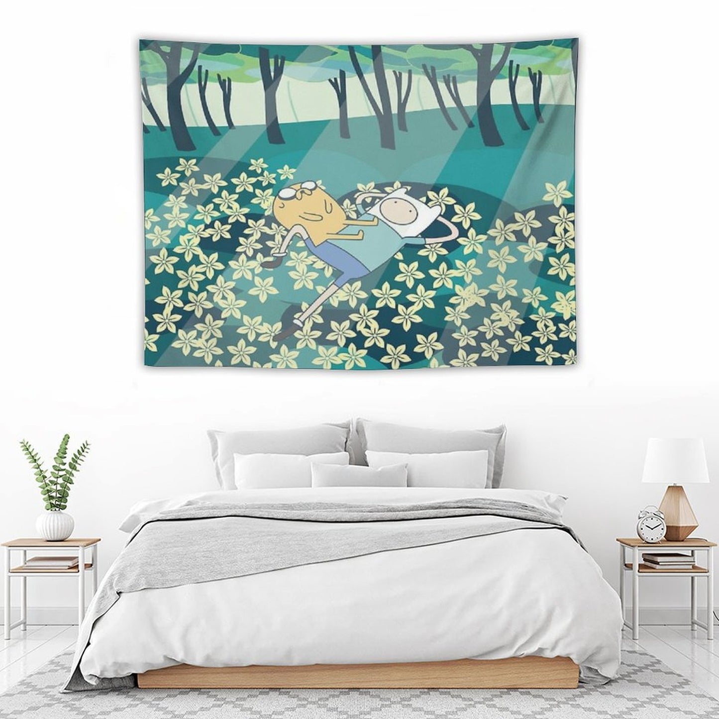 Field of Flowers (Adventure Time) Tapestry