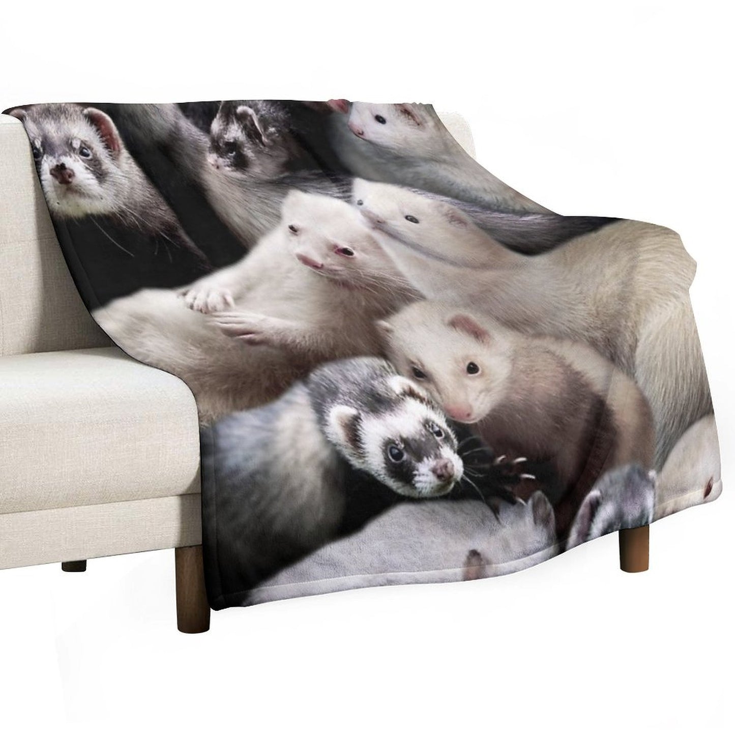 Ferrets Throw Blanket