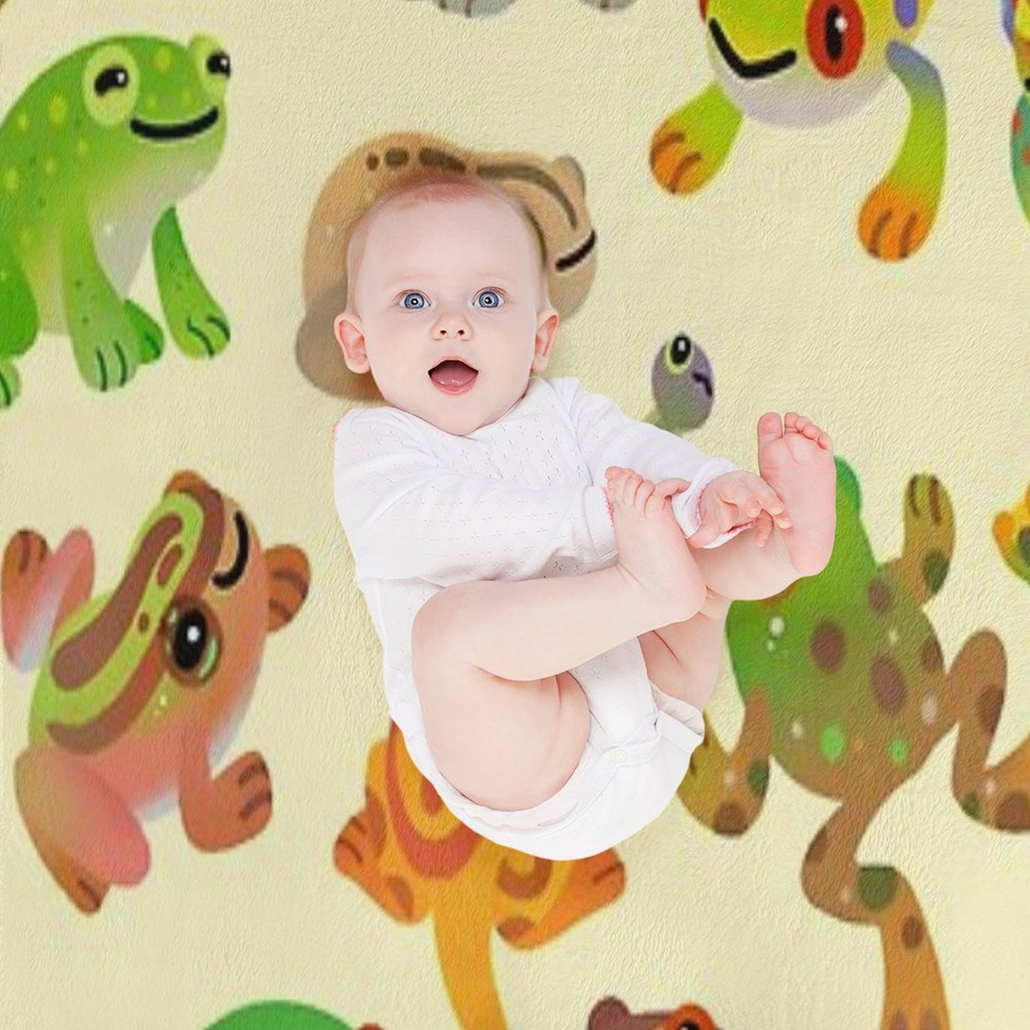 Tree Frog Throw Blanket