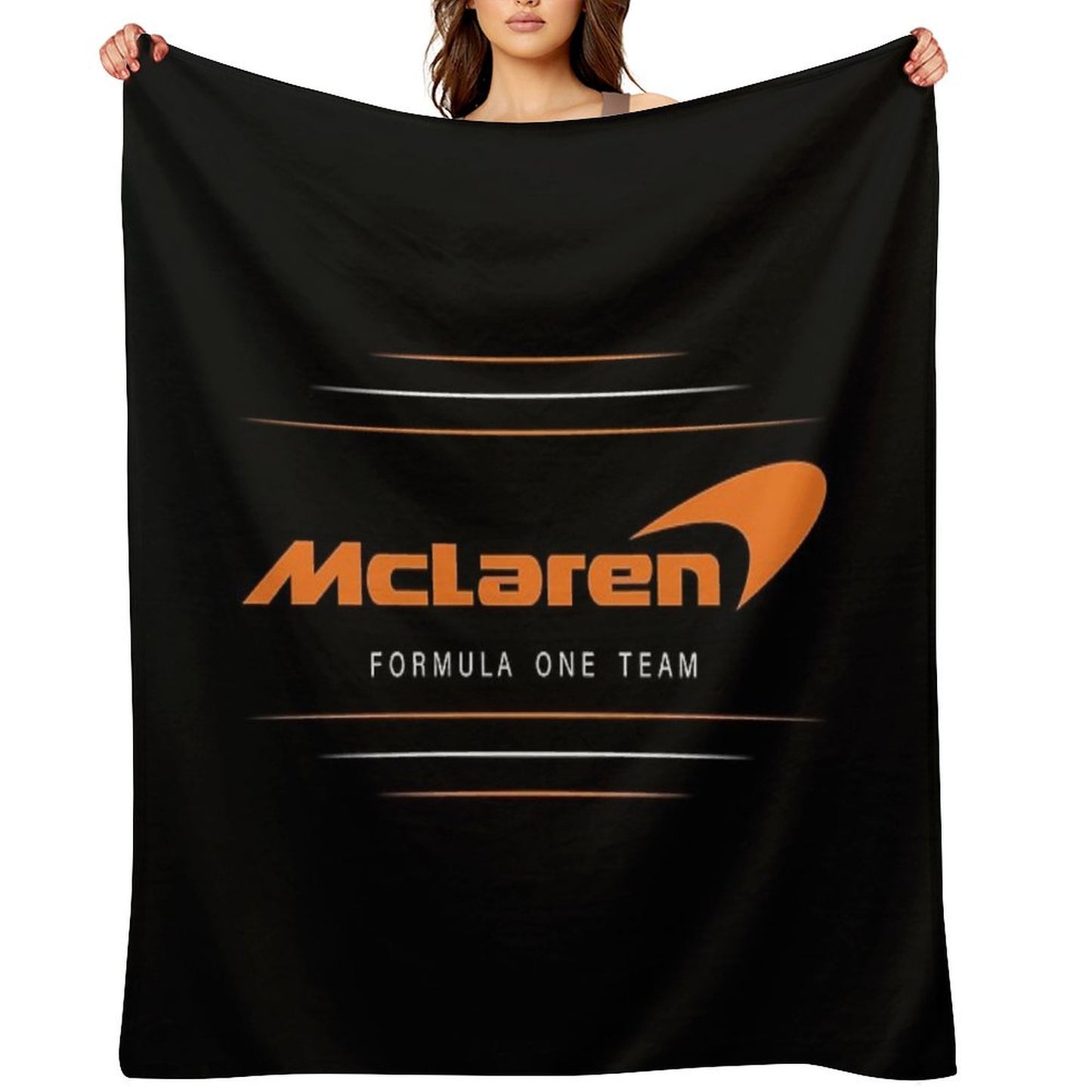 British Motor Racing Team Throw Blanket