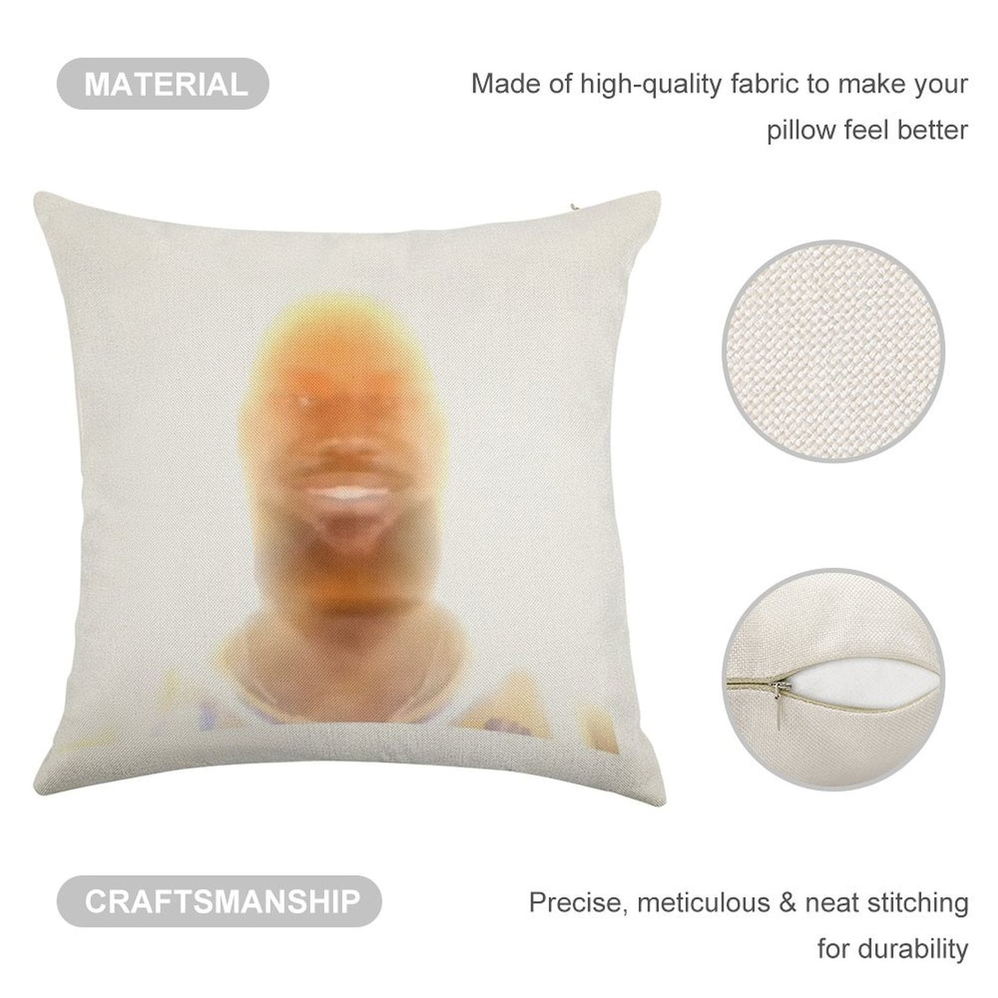 Lebron James You Are My Sunshine Meme Linen Throw Pillow Cover
