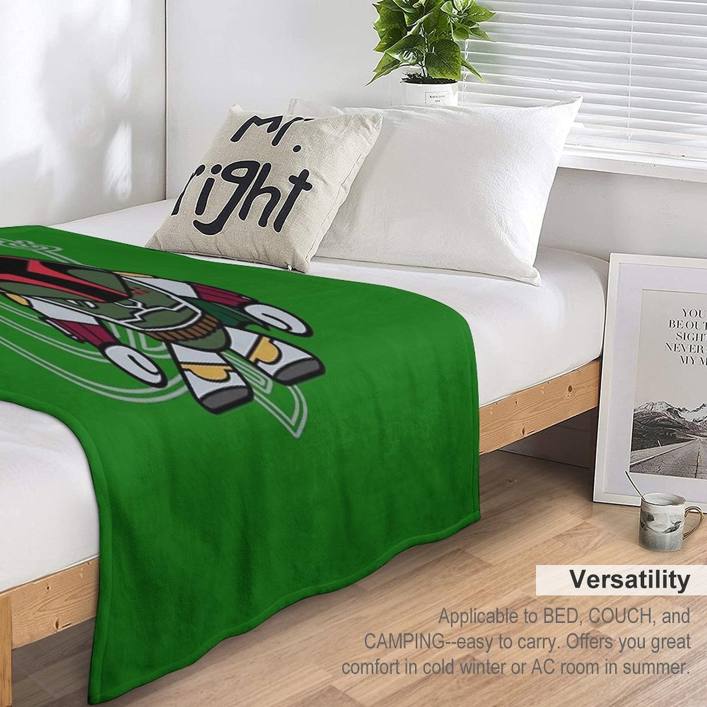 Boba Fett Throw Blanket